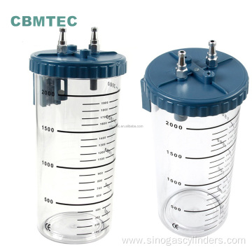 2L Vacuum Suction Jars / Bottles Medical Device